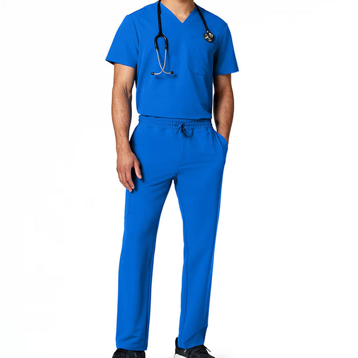 Luxury Medical Men's Nursing Uniforms Scrub 2026 New Style Scrubs Set
