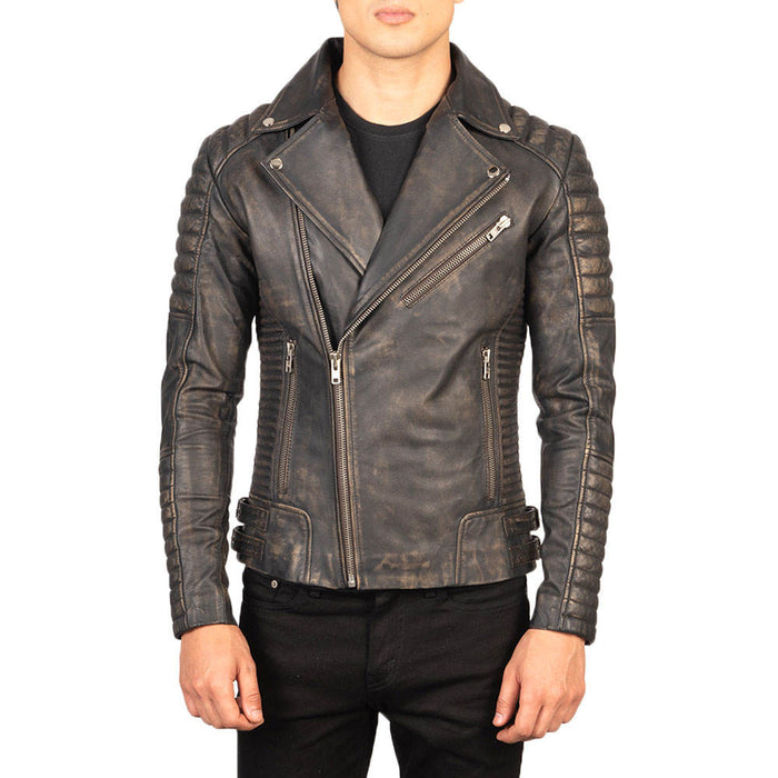 Professional Breathable Comfortable Men Leather Jacket Stand Collar Casual Fashion Outdoor winter jacket For Men