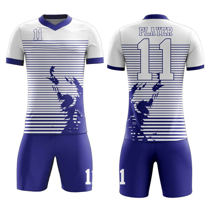 100% Polyester Breathable & Comfortable Soccer Uniforms
