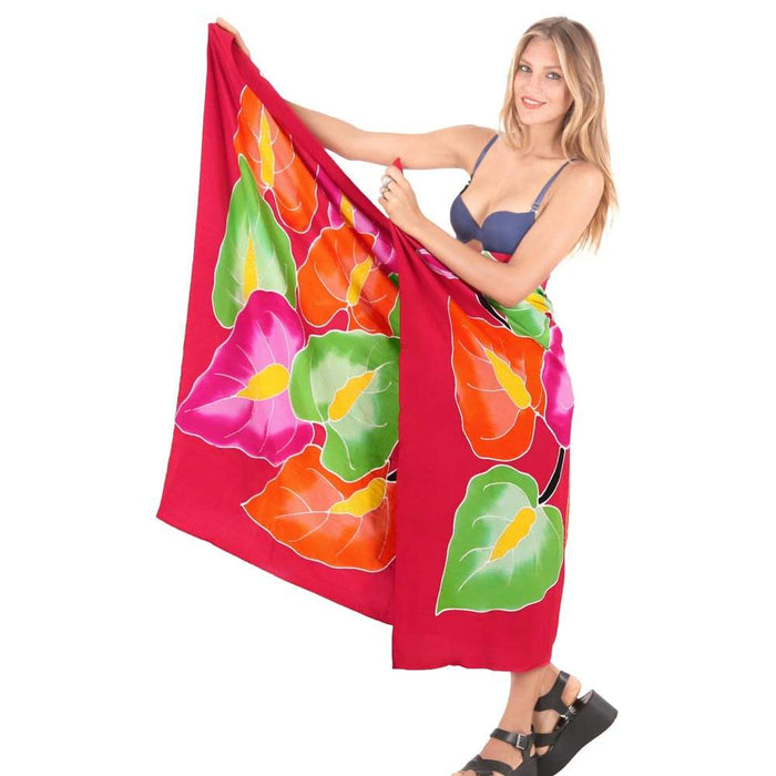 Summer Wear New Printed Beachwear Sarongs Swimsuit Cover Ups For Women New Fashion Ladies Beach Wrap Sarong