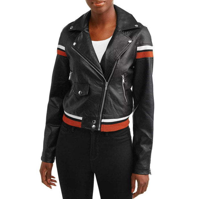High Quality Ladies Fashion Leather Jackets Women Genuine Leather Fashion Jacket