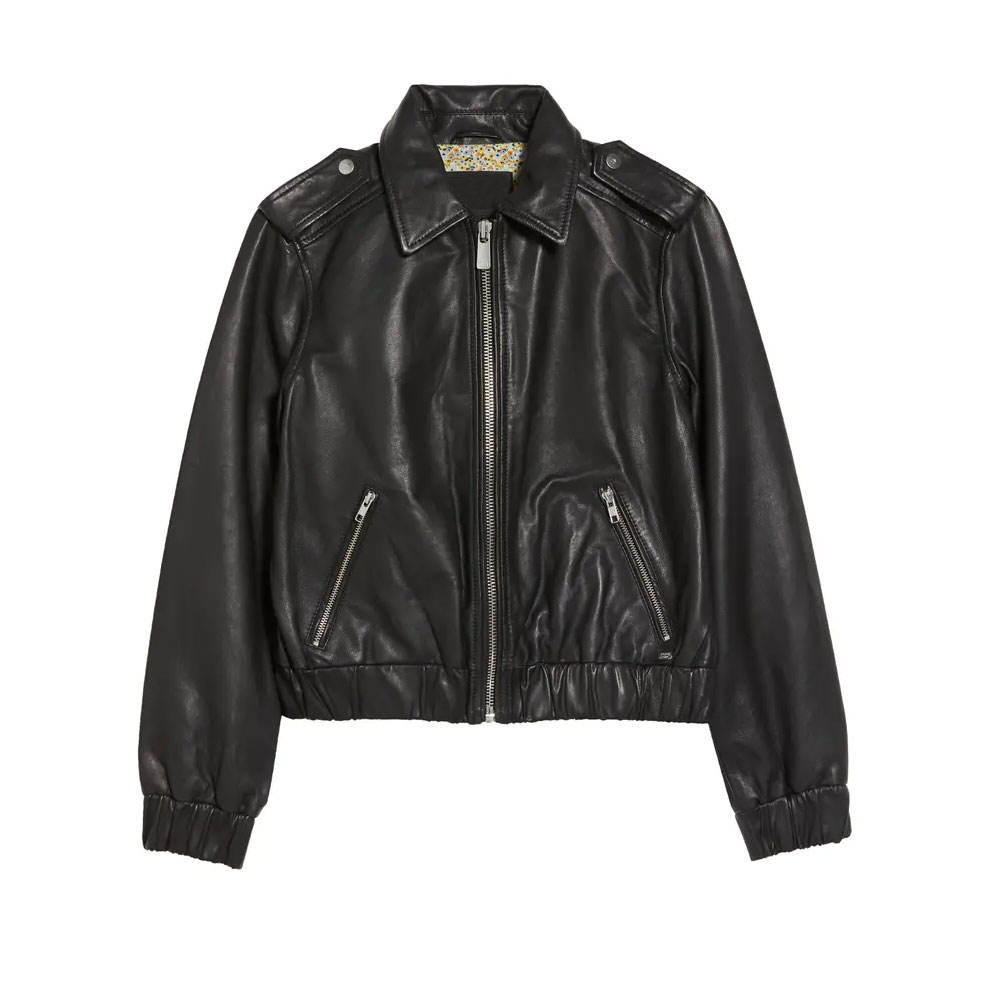 Winter Wear Women Leather Jacket for Casual Use Premium Quality Fashion Front Zip Women Leather Jackets for Ladies