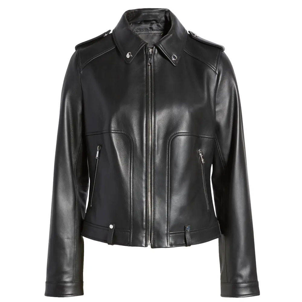 Professional Designing Women Leather Jacket for Sale Best Quality Casual Wear Long Sleeve Ladies Leather Jacket