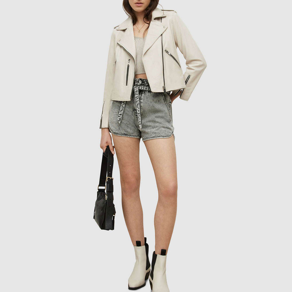 Fashion PU Leather Jacket for Women Winter Wear Leather Jacket