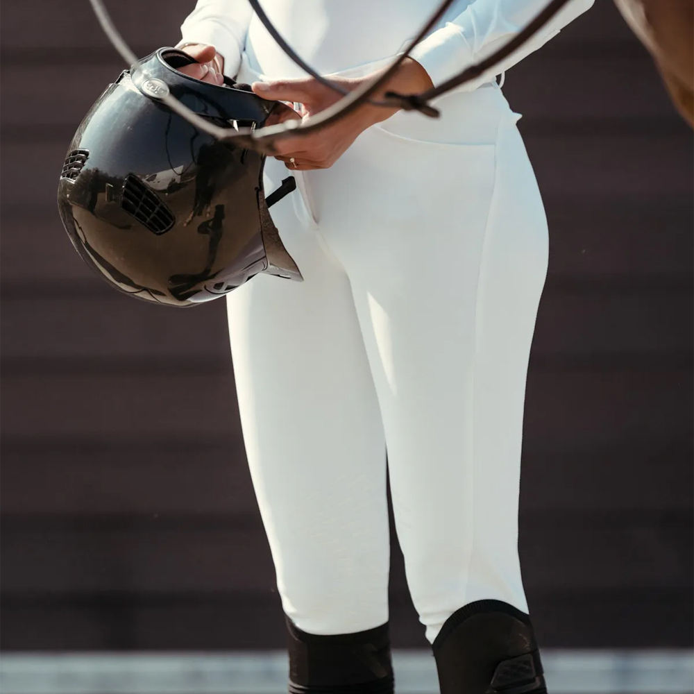 High Quality Women Stretchy Equestrian Breeches / Women Equestrian Clothing Riding Leggings Wholesale Ladies Breeches