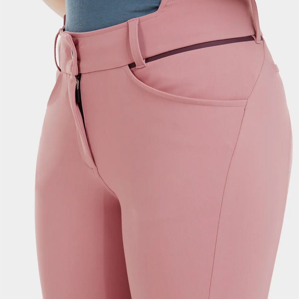 Solid Color Quick Dry High Quality Equestrian Leggings / Reasonable ice Custom Made Latest Design Women Equestrian Breeches