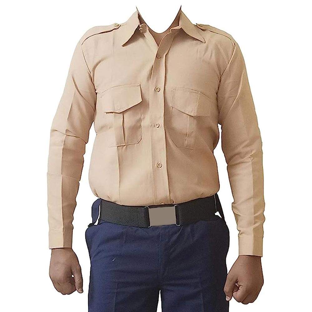 Best Quality Guard Wear Men Security Uniforms  Long Sleeves Loose Fitted Men Security Uniform