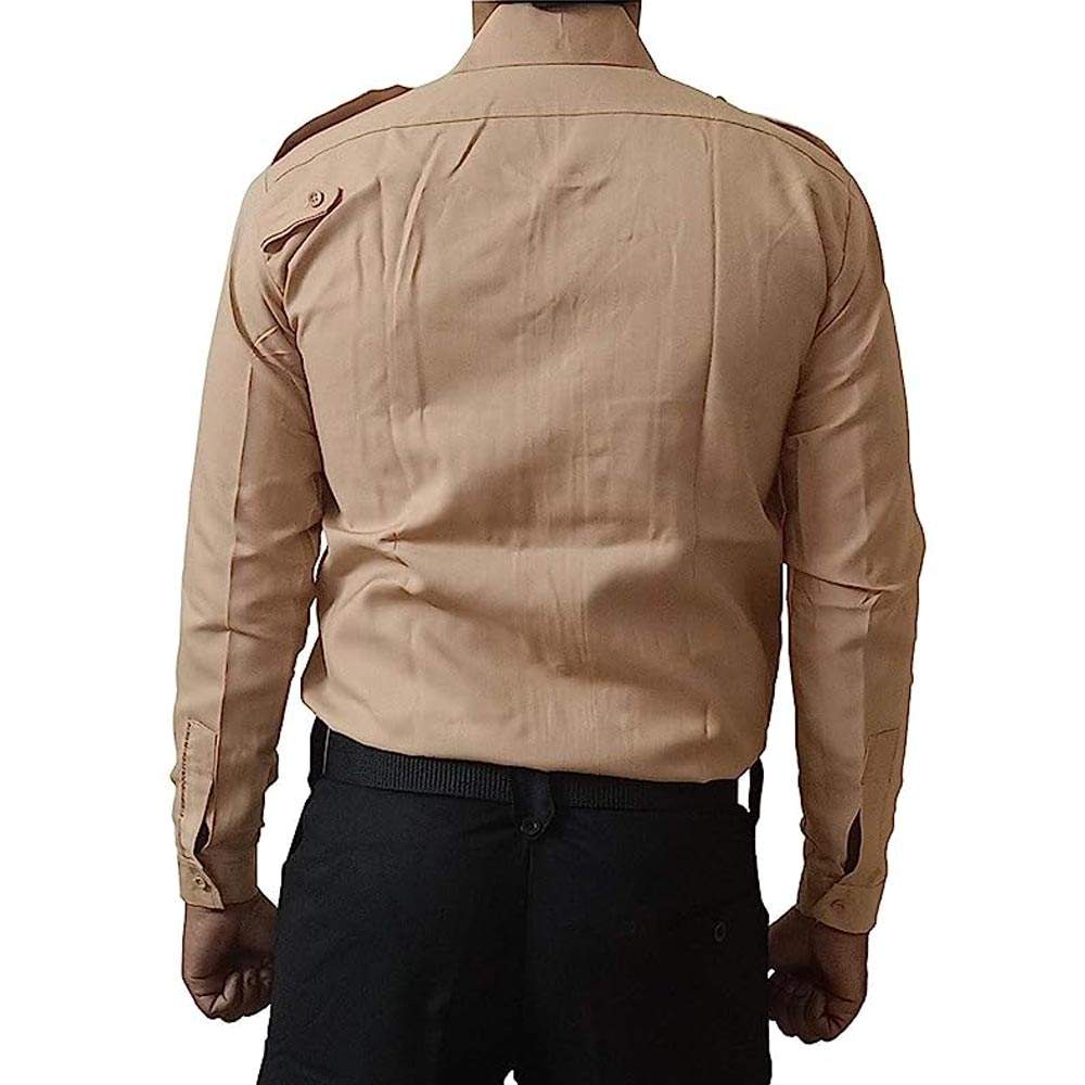 Best Quality Guard Wear Men Security Uniforms  Long Sleeves Loose Fitted Men Security Uniform