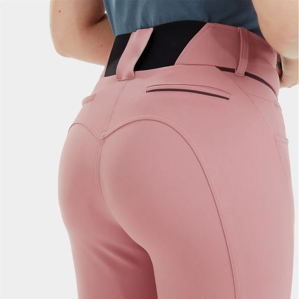 Solid Color Quick Dry High Quality Equestrian Leggings / Reasonable ice Custom Made Latest Design Women Equestrian Breeches