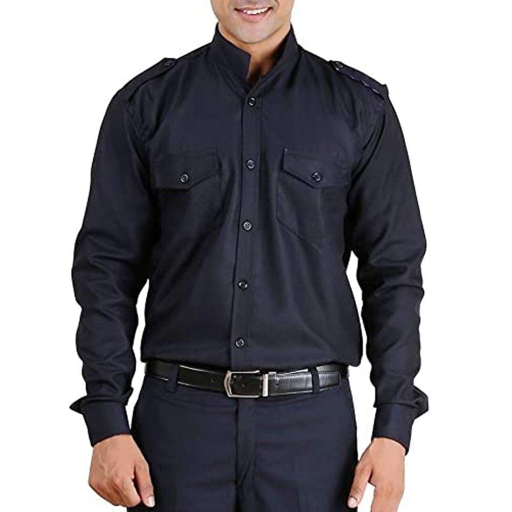 Top Quality Long Sleeve Design Made Men Security Uniform Men Security Guard Uniform