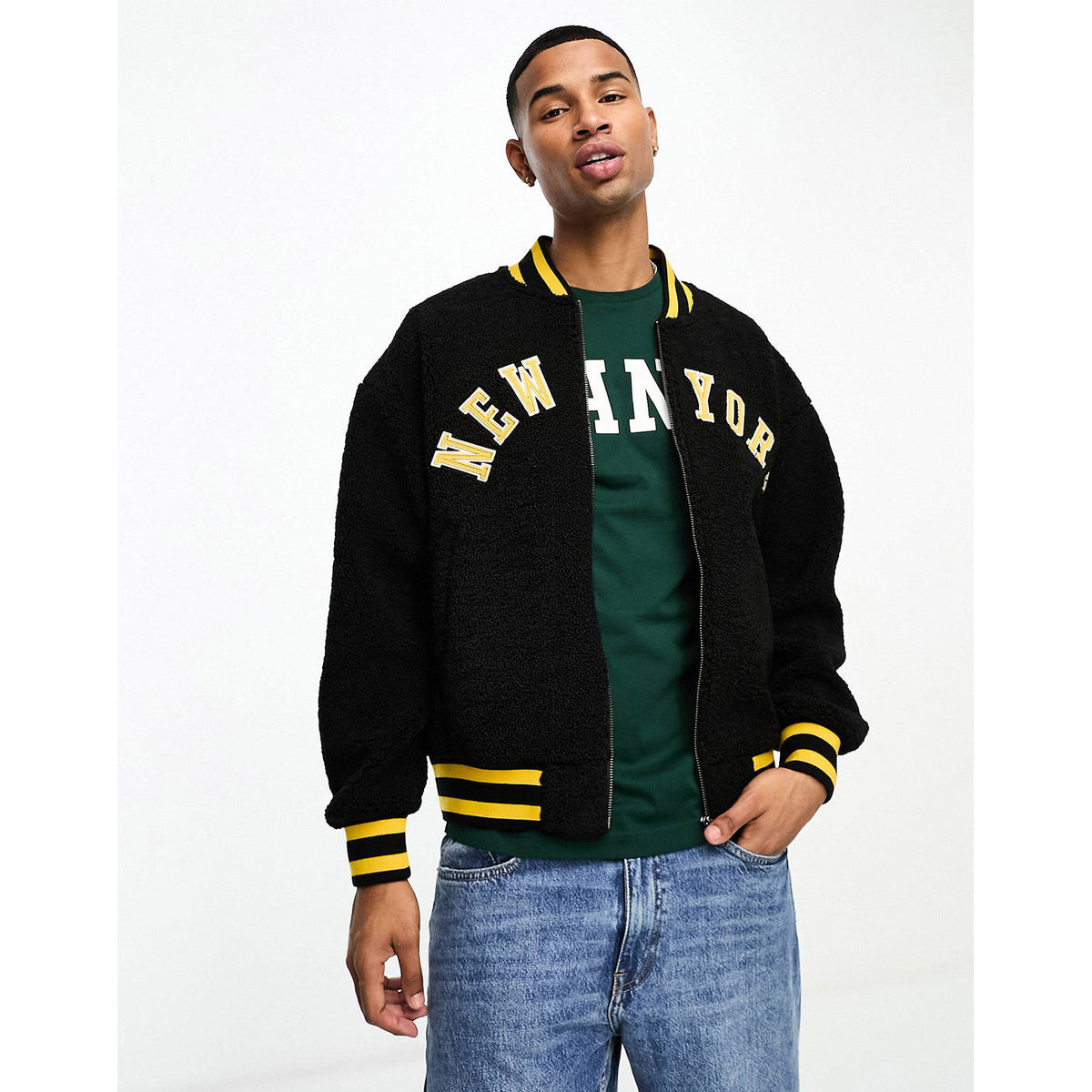 Men’s Wool Letterman Jacket