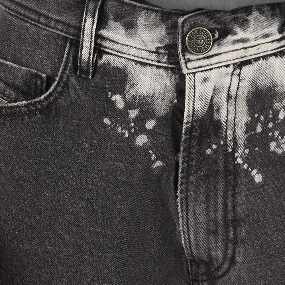 Men’s Washed Denim Baggy Shorts