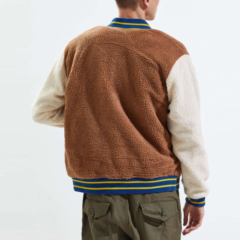 Men’s Sherpa Fleece Button Jacket