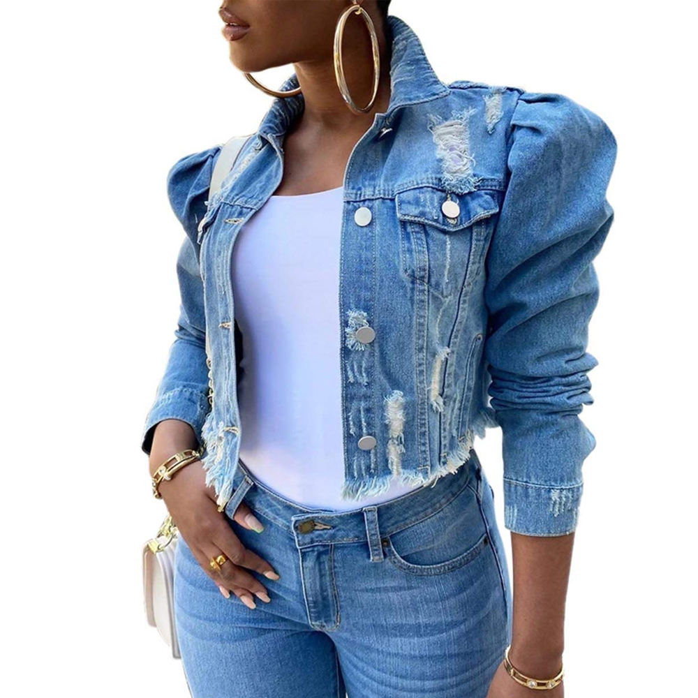 Women’s Cropped Denim Jacket