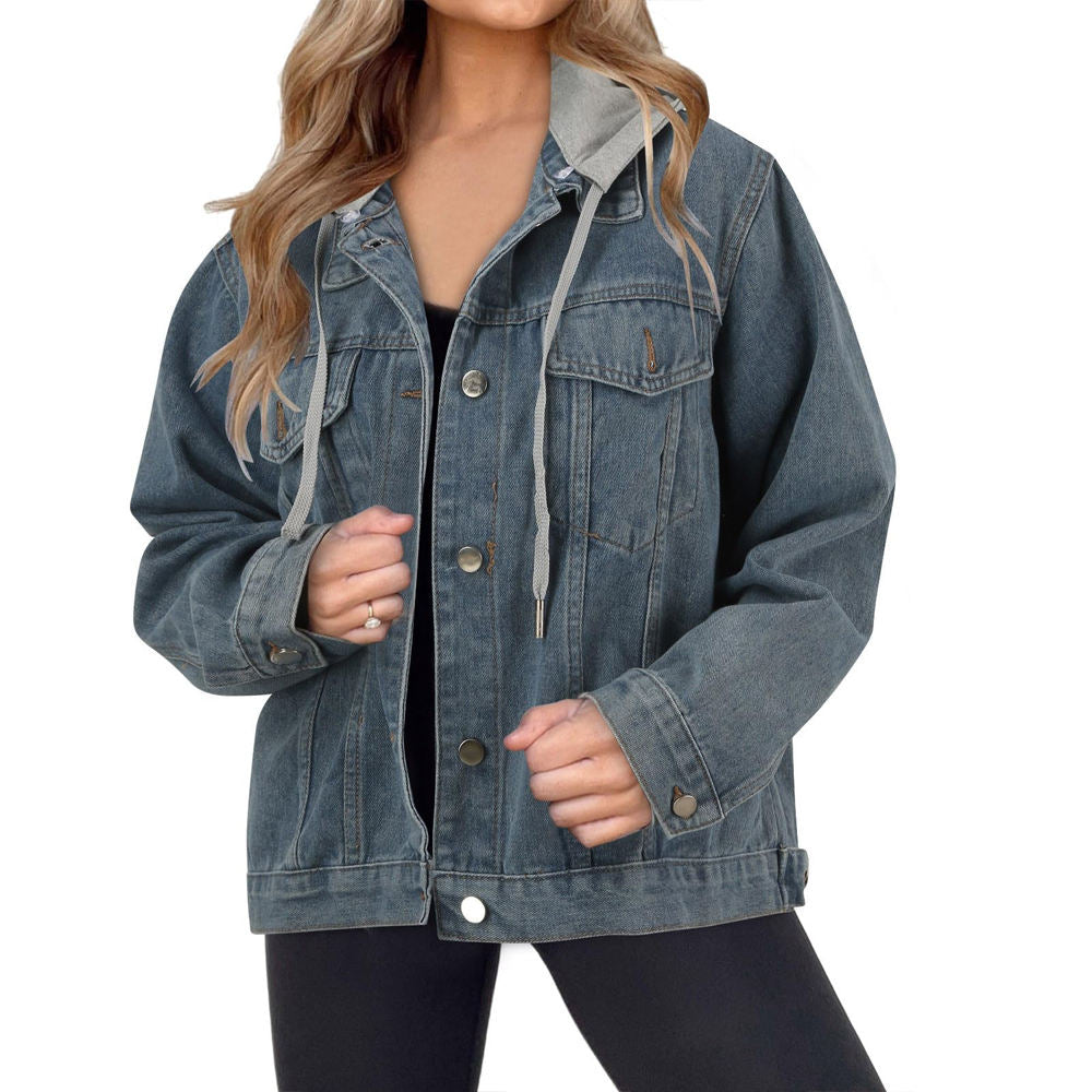 Women’s Hooded Denim Jacket
