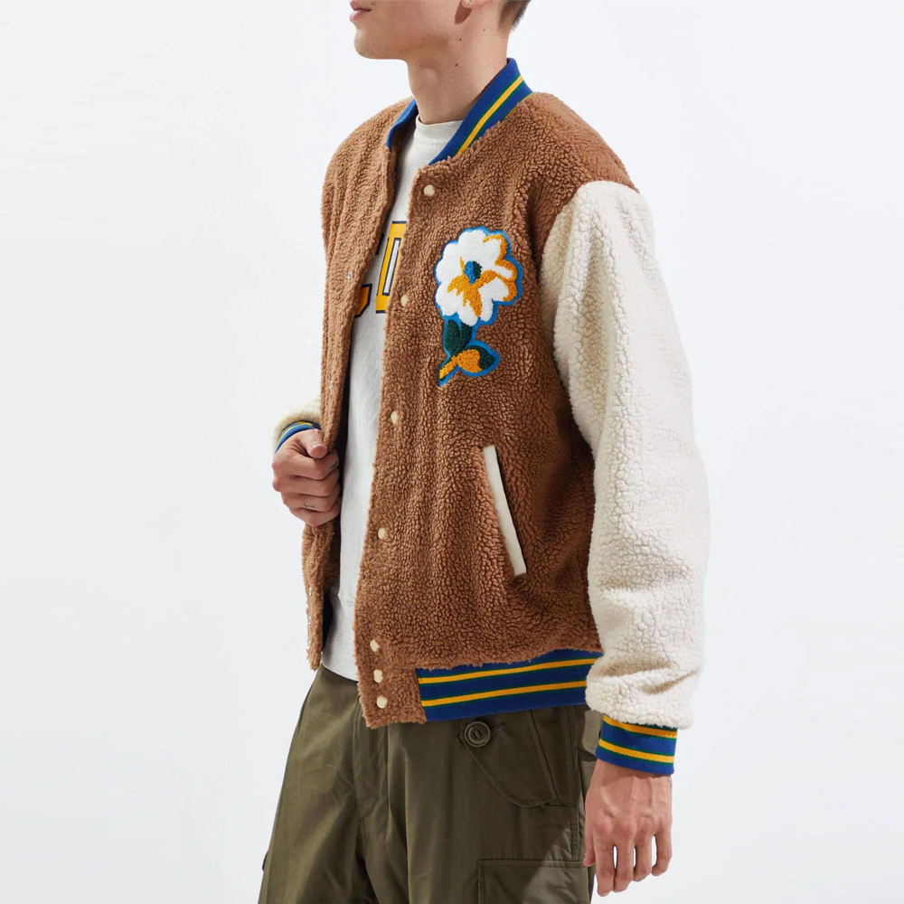 Men’s Sherpa Fleece Button Jacket