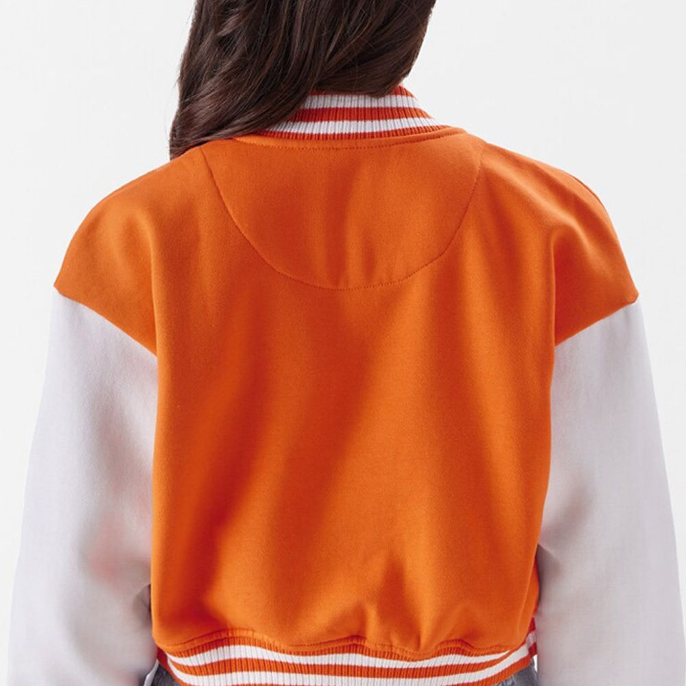 Women’s Cropped Varsity Baseball Jacket