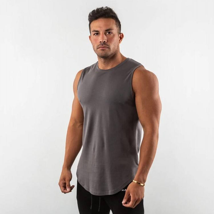 Men’s 100% Cotton Sports Tank Top