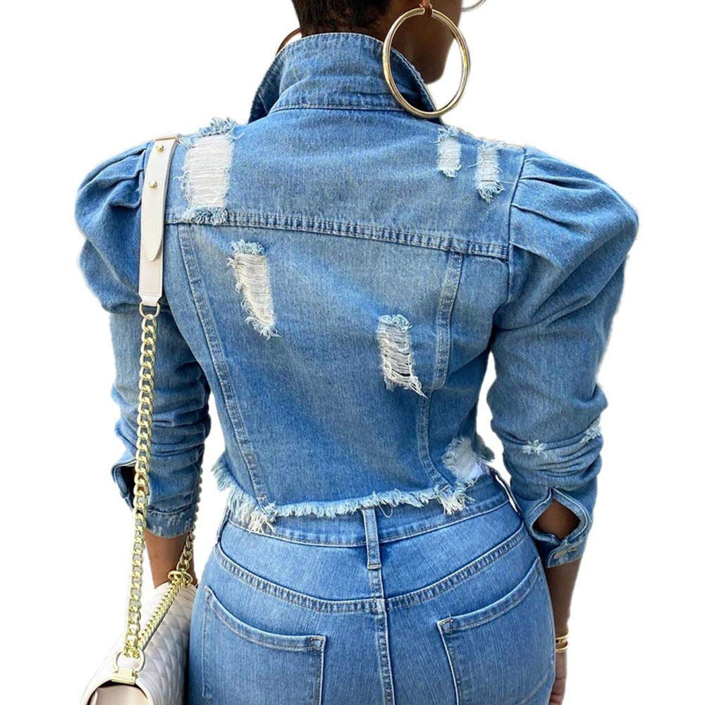 Women’s Cropped Denim Jacket