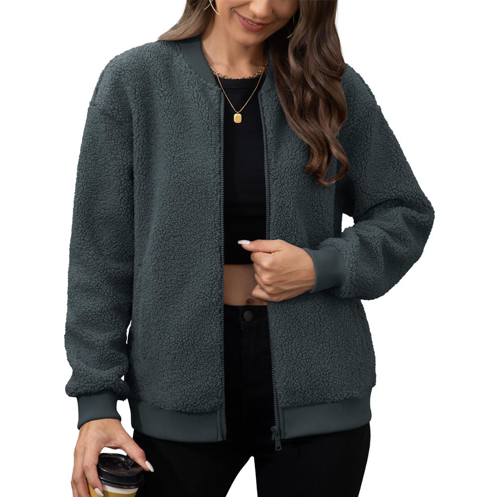 Women’s Full-Zip Sherpa Fleece Jacket