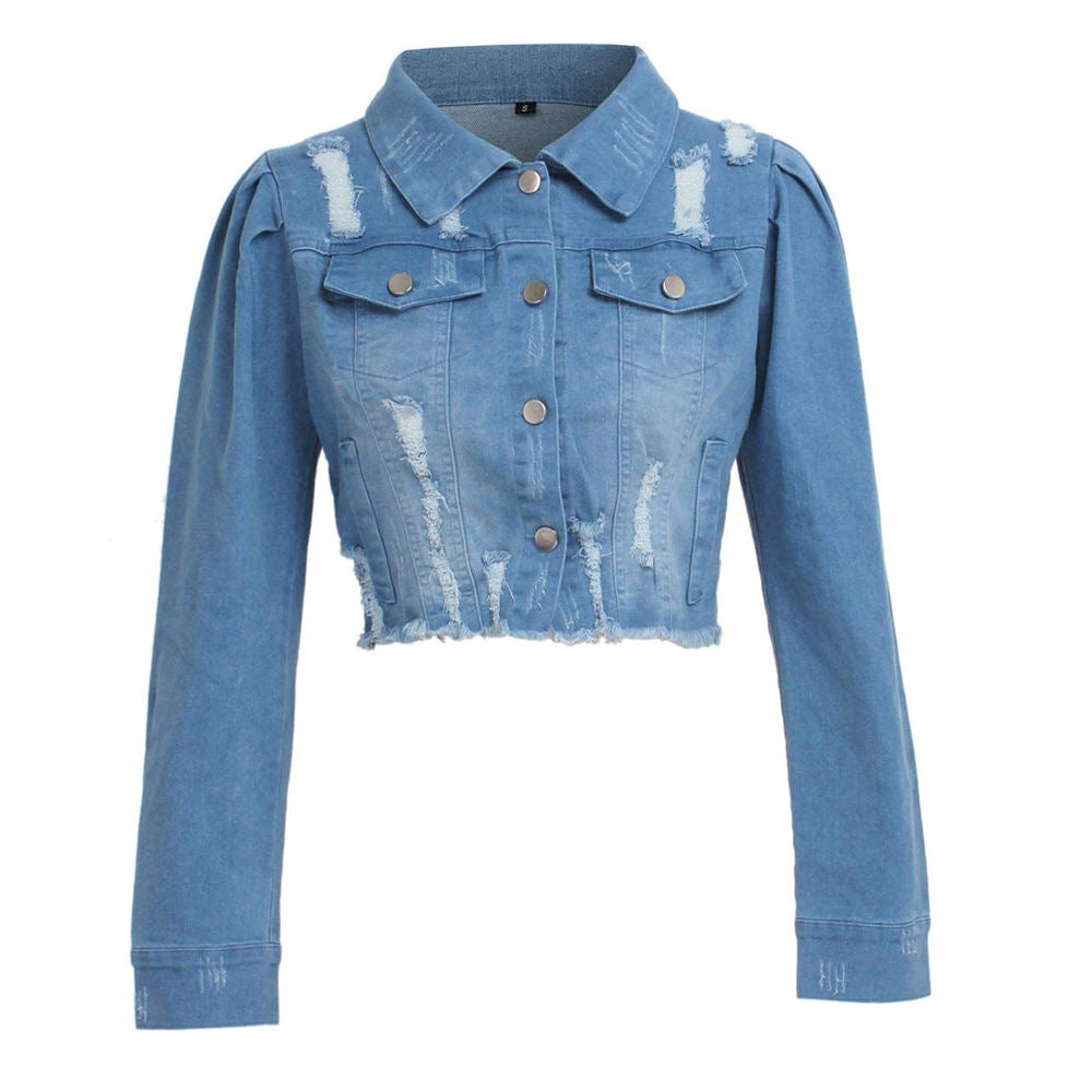 Women’s Cropped Denim Jacket