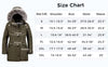Women's Winter Fur Hooded Parka Jacket