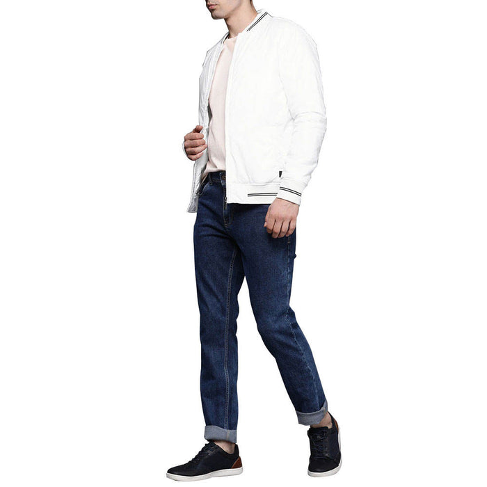 Men’s Premium Oversized Wool-Blend Varsity Jacket