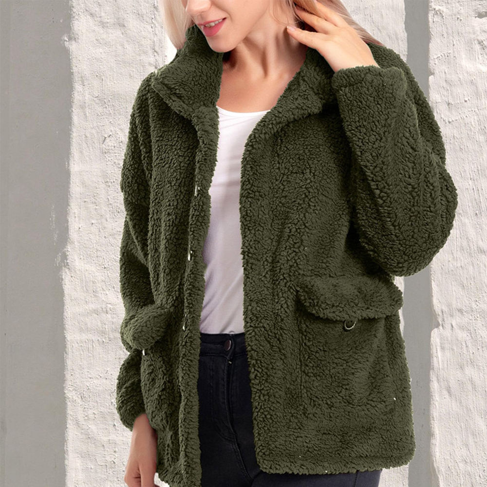Women’s Plus Size Sherpa Fleece Jacket