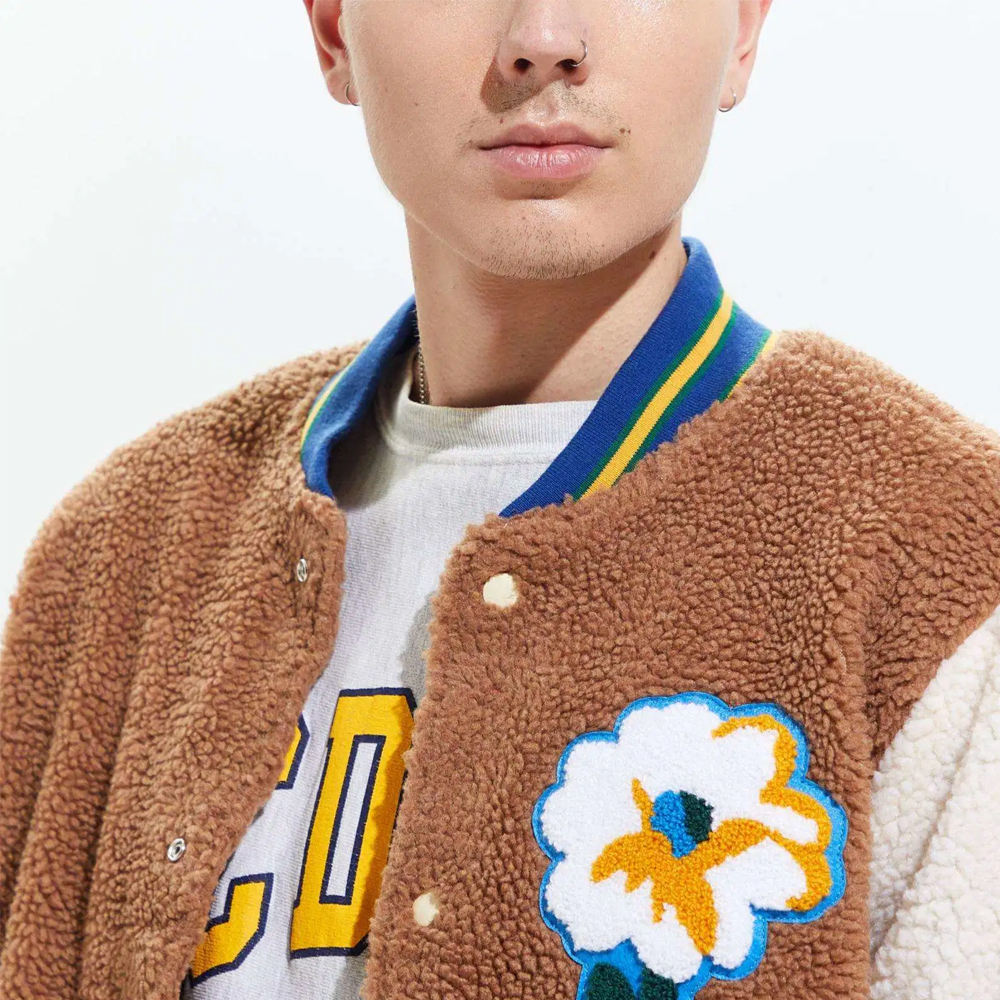 Men’s Sherpa Fleece Button Jacket