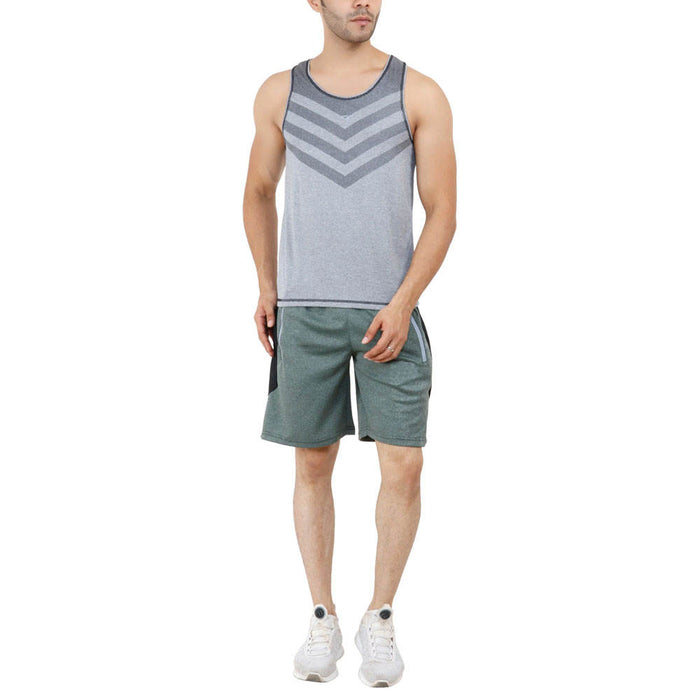 Men’s Ribbed Cotton Gym Vest