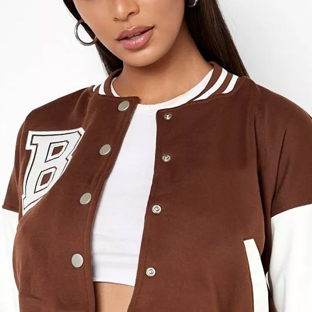 Women’s Cropped Varsity Jacket