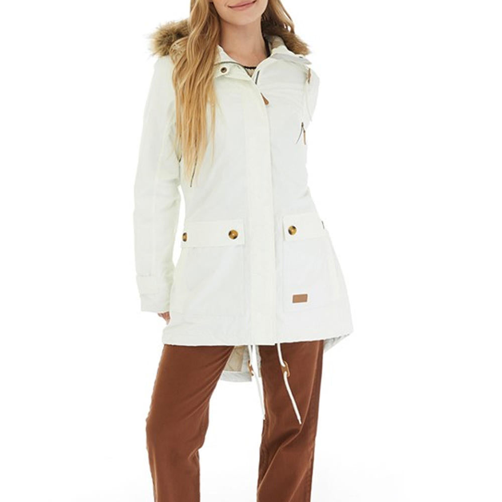 Women's Thick Fleece-Lined Winter Parka Jacket