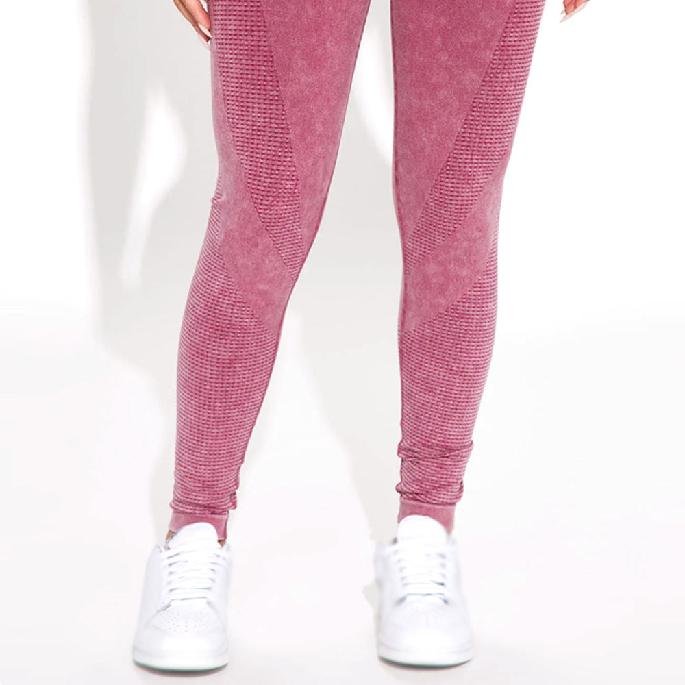 Women’s High-Waist Acid Wash Leggings