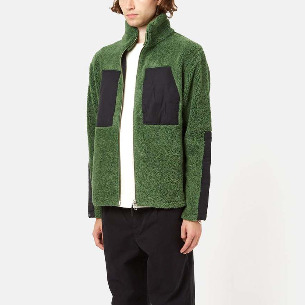 Men’s Solid Color Sherpa Jacket