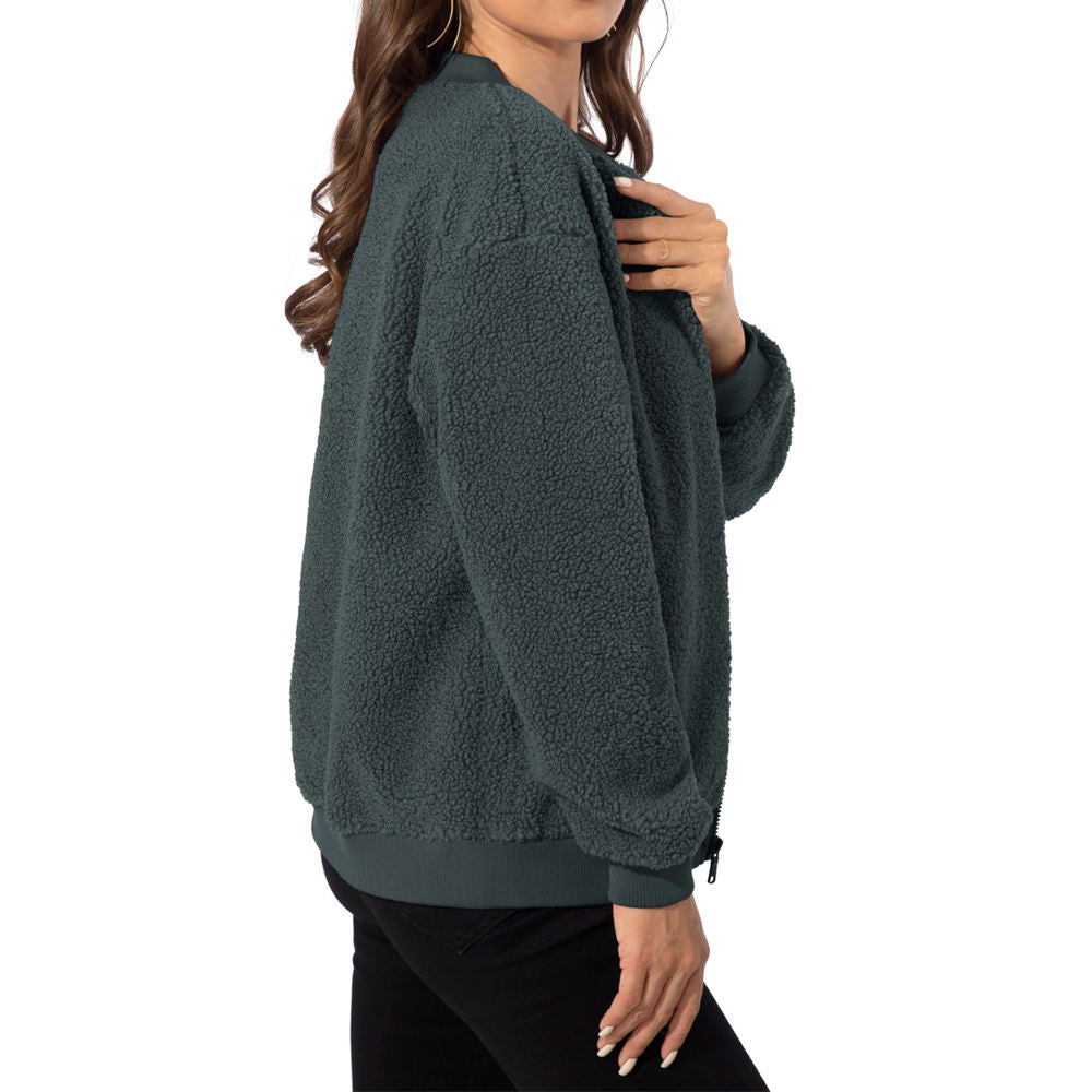Women’s Full-Zip Sherpa Fleece Jacket