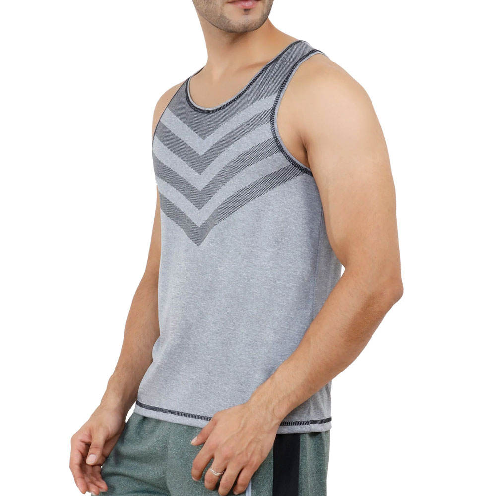 Men’s Ribbed Cotton Gym Vest