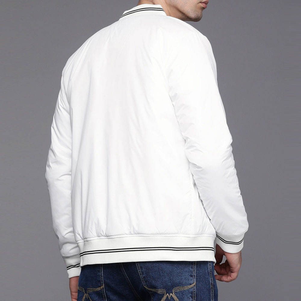 Men’s Premium Oversized Wool-Blend Varsity Jacket