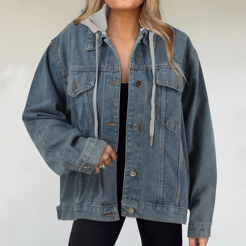 Women’s Hooded Denim Jacket