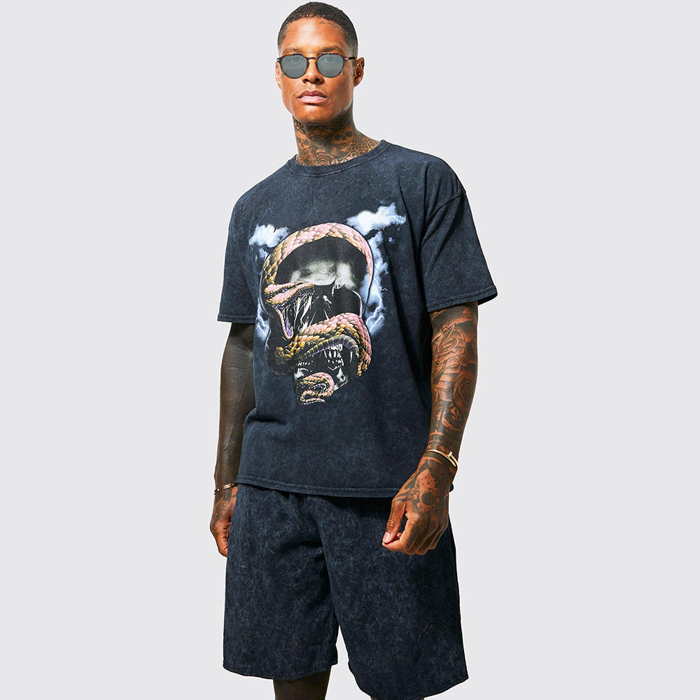 Men’s Oversized Acid Wash T-Shirt