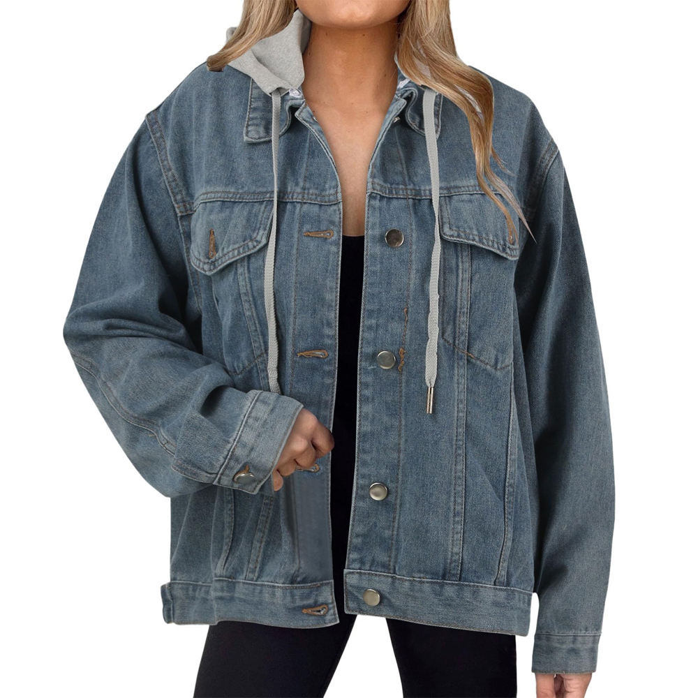 Women’s Hooded Denim Jacket