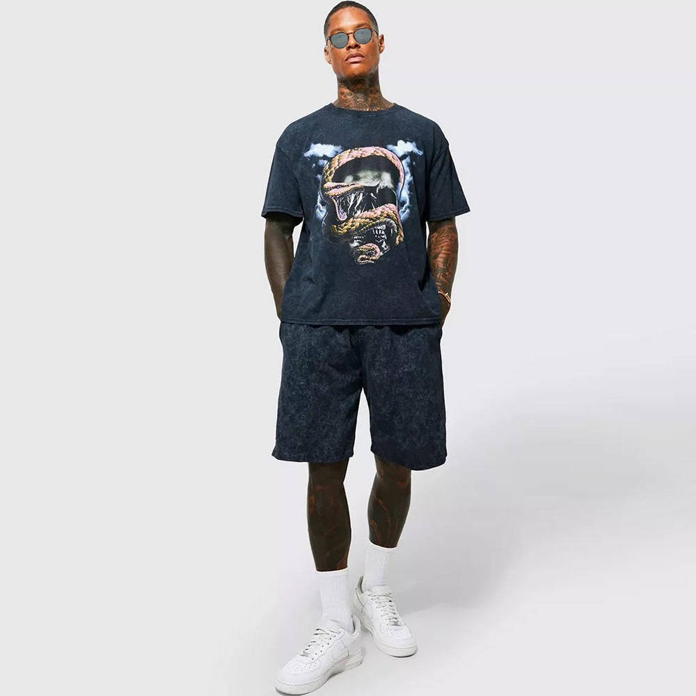 Men’s Oversized Acid Wash T-Shirt