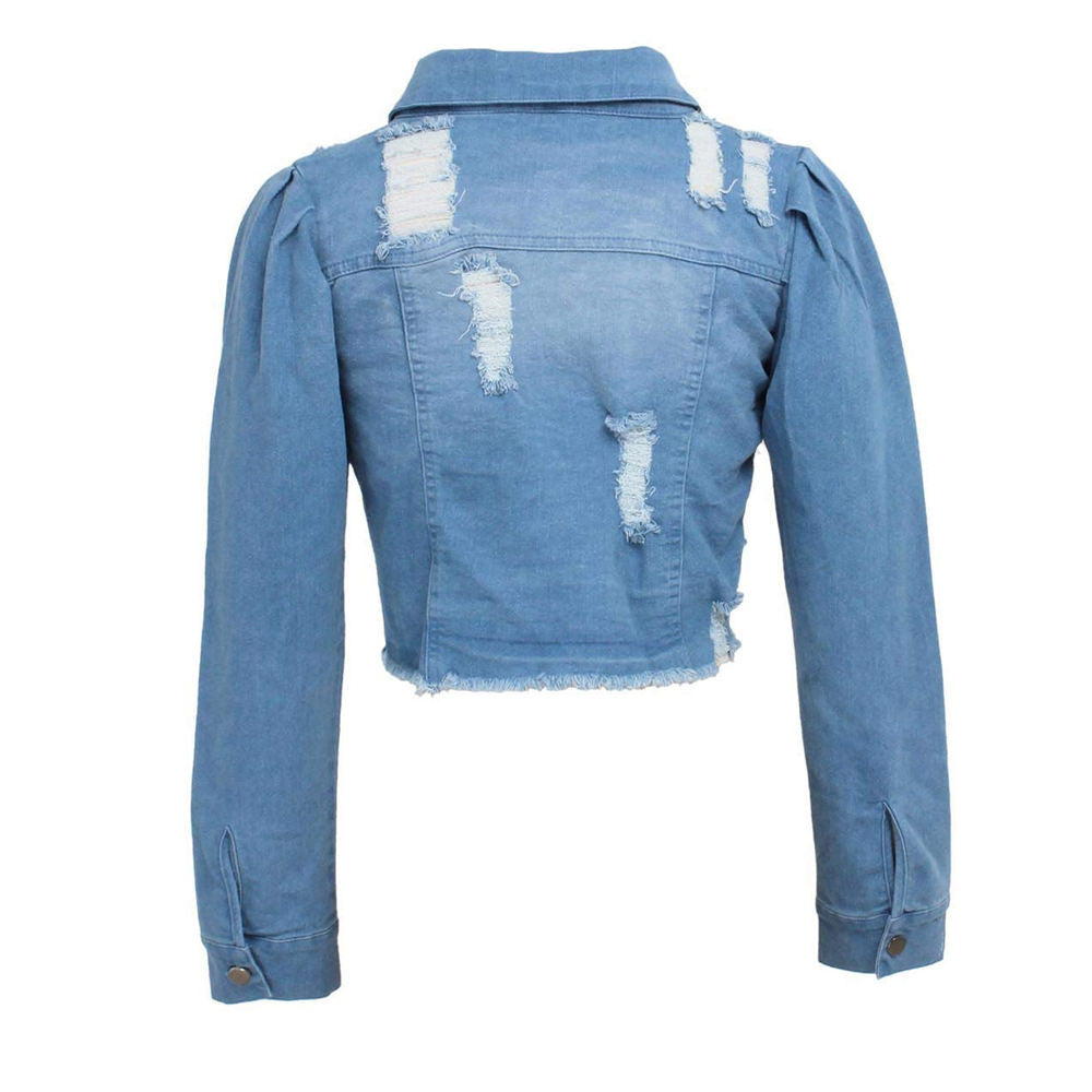 Women’s Cropped Denim Jacket
