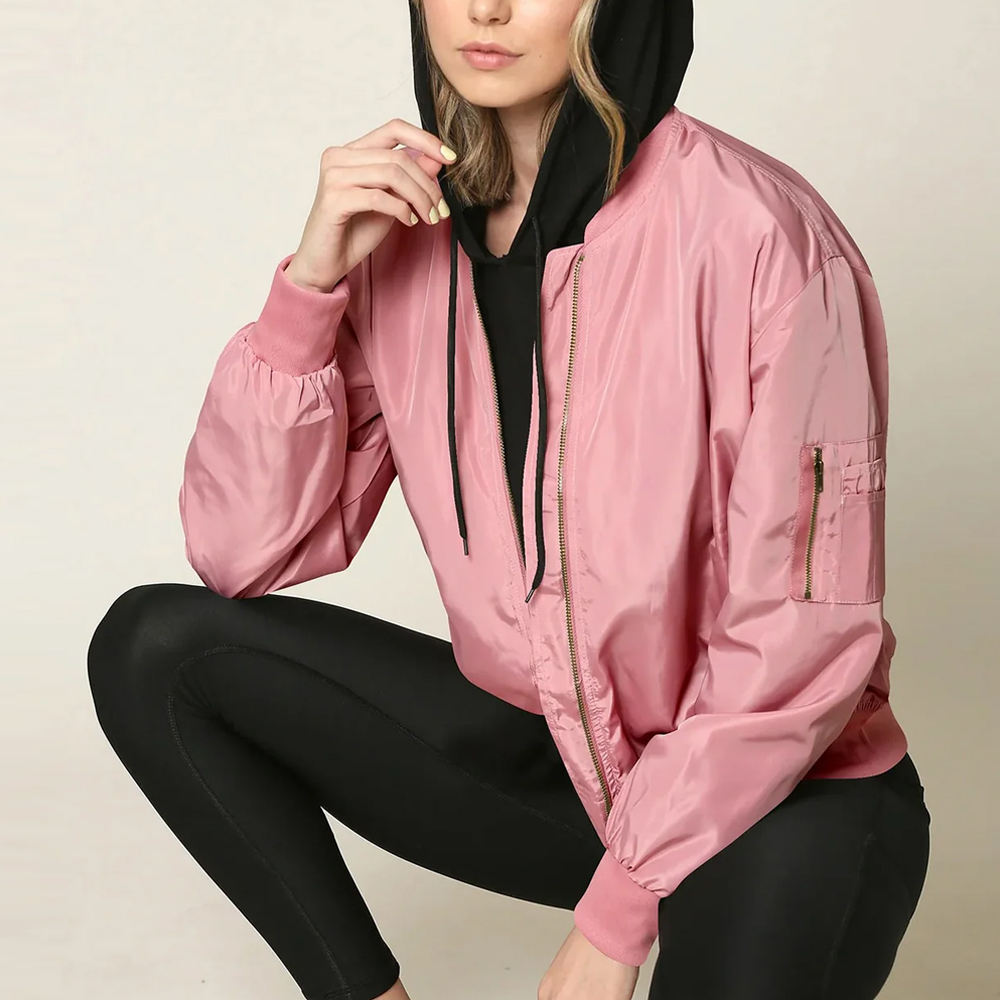 Women’s Windbreaker Bomber Jacket