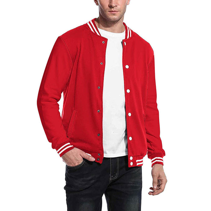 Men’s Premium Wool-Blend Varsity Jacket