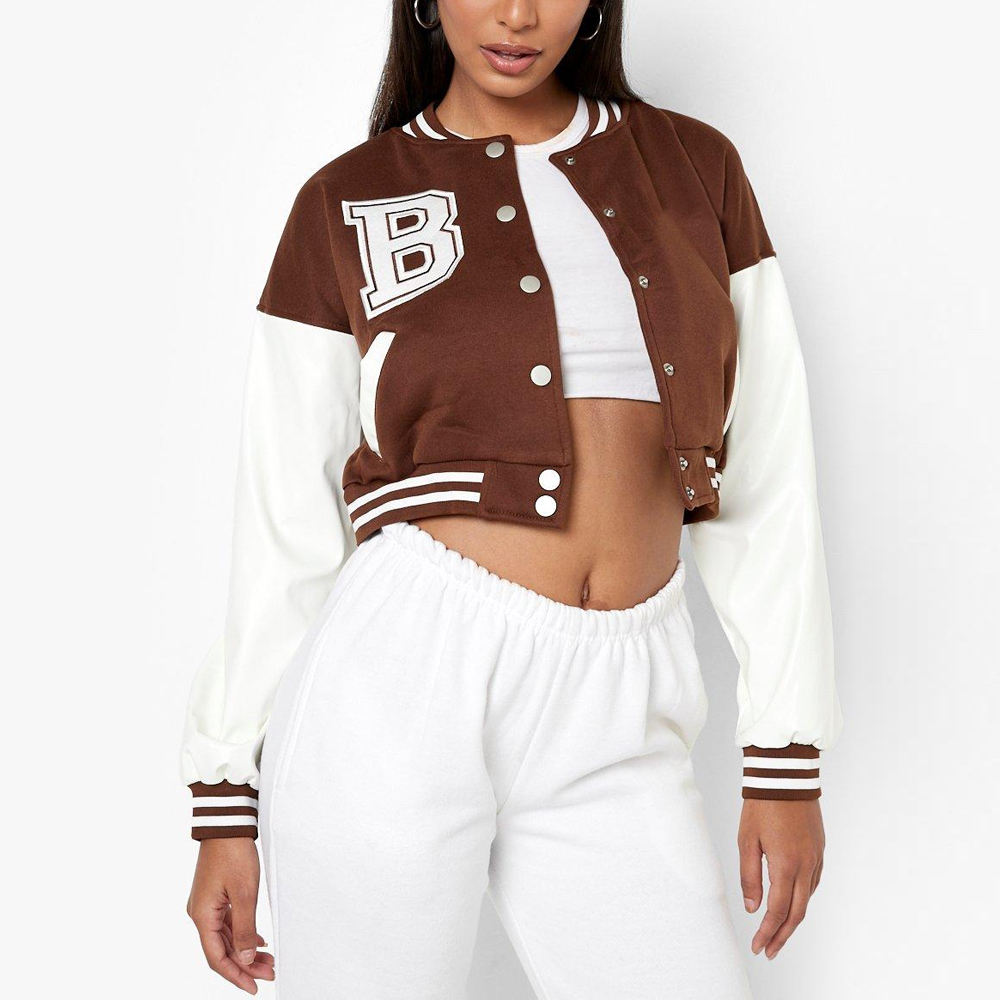 Women’s Cropped Varsity Jacket