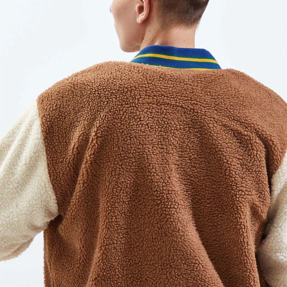 Men’s Sherpa Fleece Button Jacket