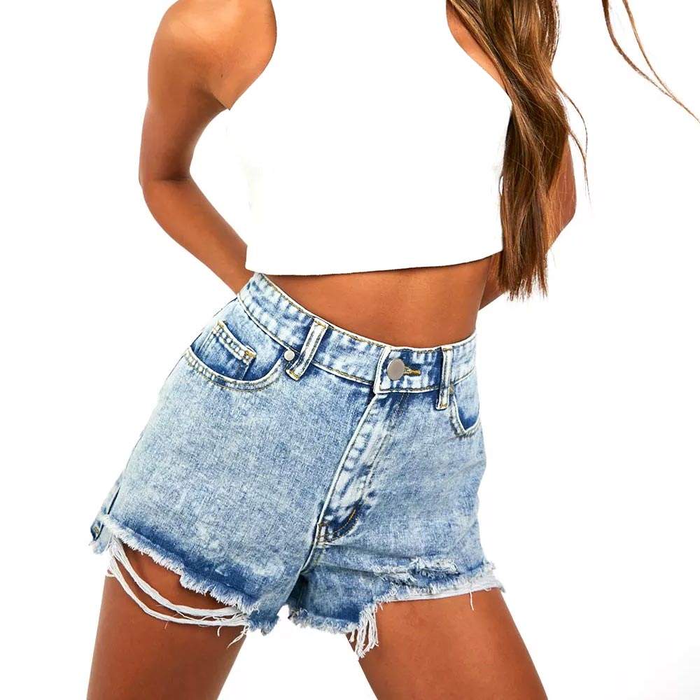 Women’s Acid Wash Athletic Shorts