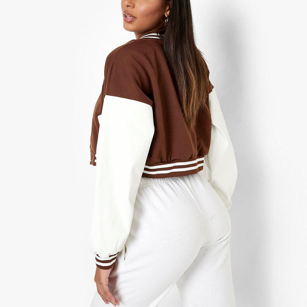 Women’s Cropped Varsity Jacket