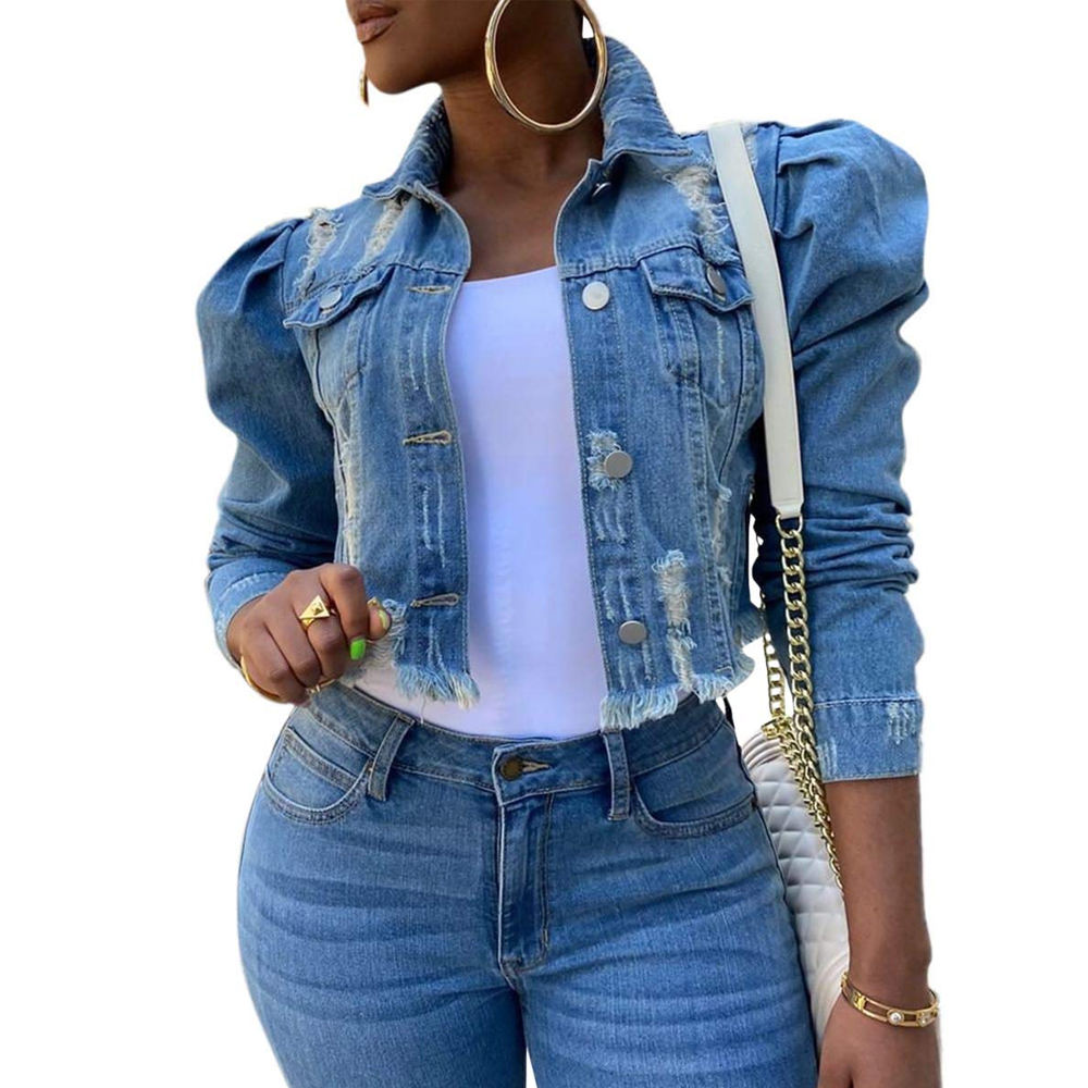 Women’s Cropped Denim Jacket