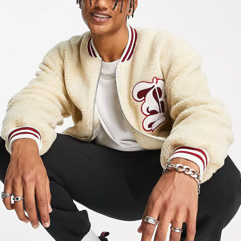 Men’s Lightweight Sherpa Fleece Jacket